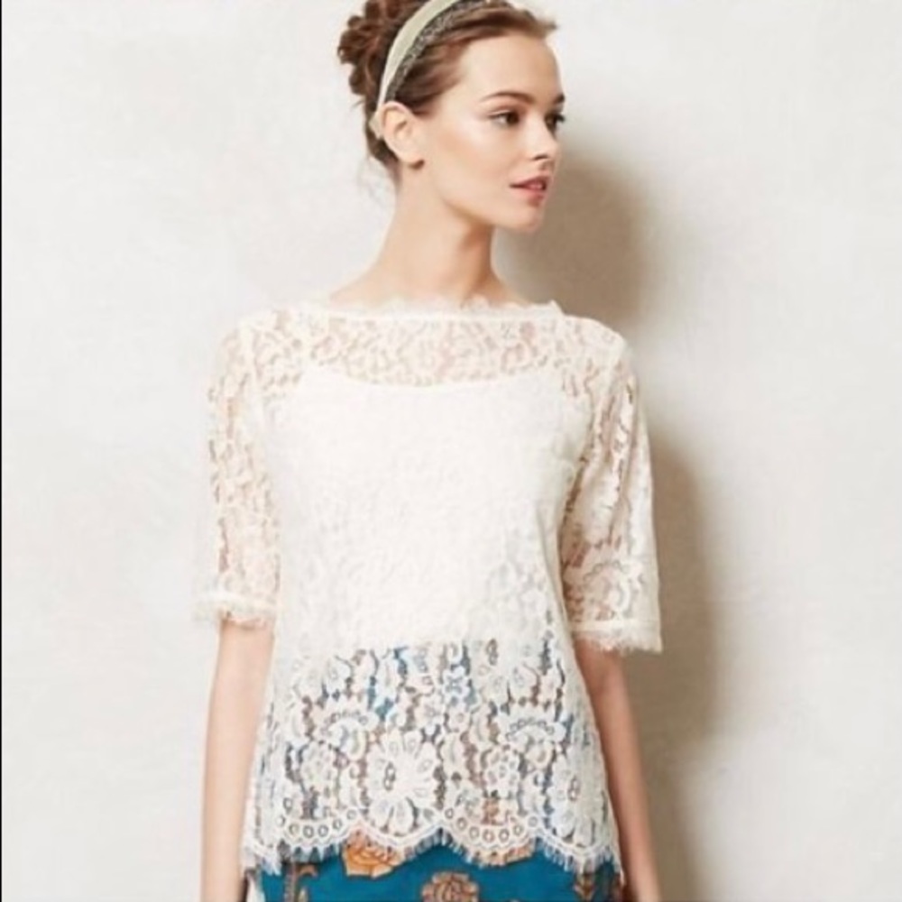 Vanessa Virginia • Elysian Lace Top